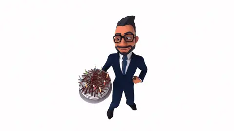 Happy Birthday GIF Cake Template 129933 editable GIF template preview