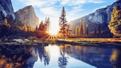 Good Morning GIF Sunrise Template 56493 editable GIF template preview